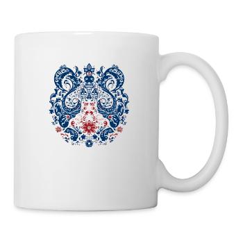 Portugiesische Folklore - Tasse - Weiß - Rechts