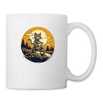 Meowtain Biker - Mug - white - Right