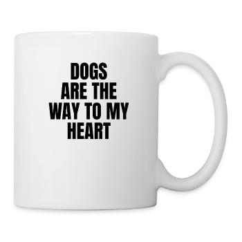 Dog Hund - Tasse - Weiß - Rechts