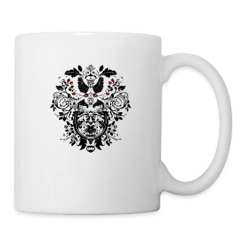 Traditionelles deutsches Motiv 6 - Tasse - Weiß - Rechts
