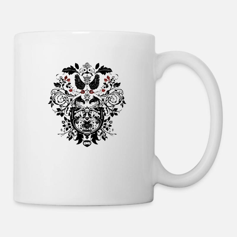 Traditionelles deutsches Motiv 6 - Tasse - Weiß