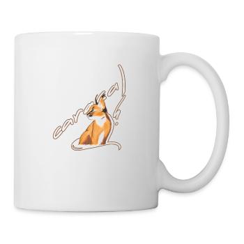 Bébé caracal - Mug blanc - blanc - Droite