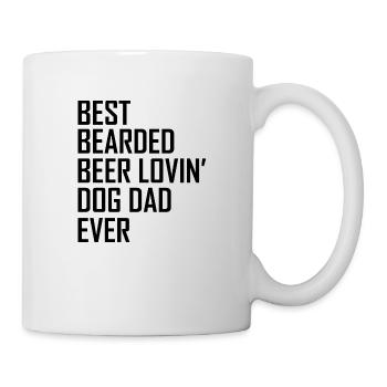 Dog Hund - Tasse - Weiß - Rechts