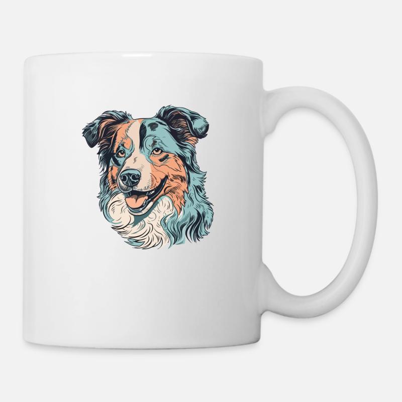 Berger Australien - Mug blanc - blanc