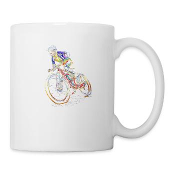MTB MTB downhill - Mug - white - Right