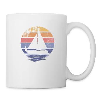 Segelschiff Segeln Segelsport Segler Segelboot - Tasse - Weiß - Rechts