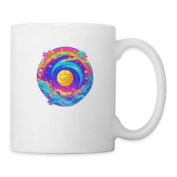 Espace fleurs - Mug blanc - blanc - Droite