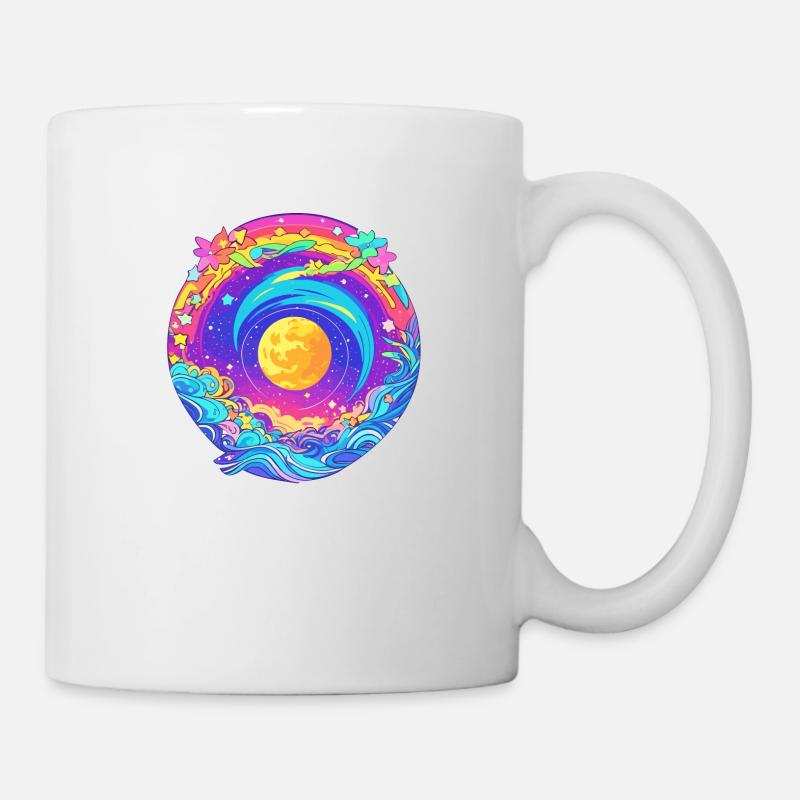 Space flowers - Mug - white