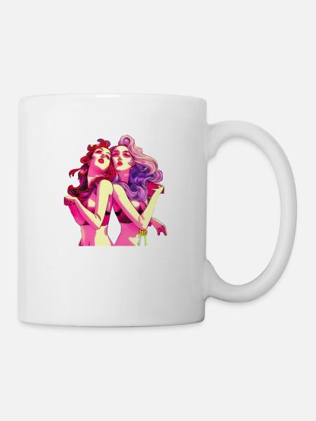 Double Frendship in a Dreamworls - Mug - white