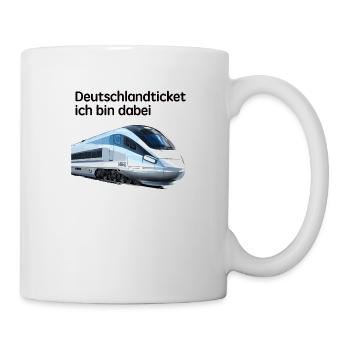 Deutschlandticket Gruppengeschenk 49€ Ticket - Tasse - Weiß - Rechts