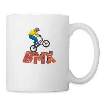 Le BMX - Mug blanc - blanc - Droite