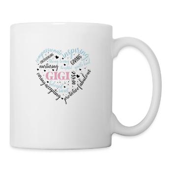 Mother's Day Heart 4 - Mug - white - Right