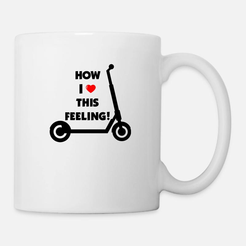 E-Scooter Scooter - Mug blanc - blanc