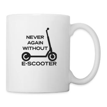 E-Scooter Roller Scooter - Tasse - Weiß - Rechts