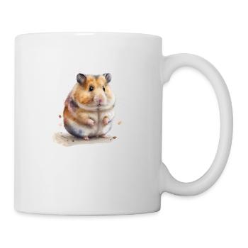 hamster - Mug blanc - blanc - Droite