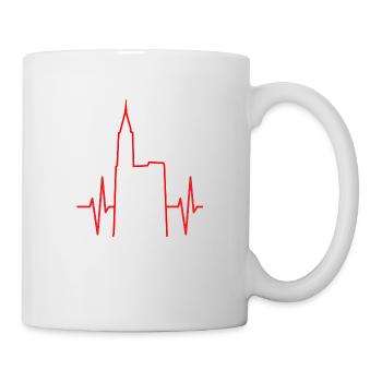 Cardio Strasbourg #tshirtalsace - Mug - white - Right