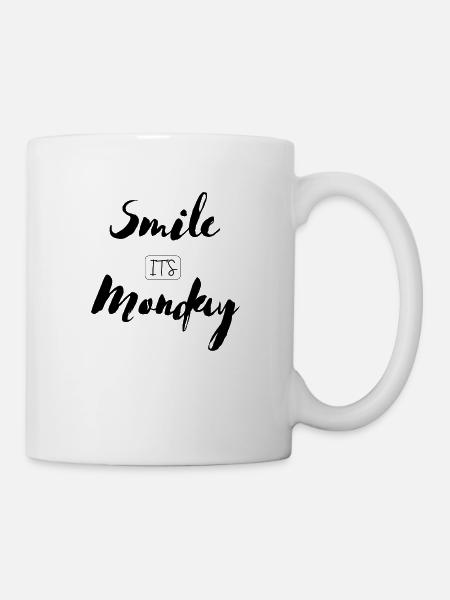 Smile It's Monday - Mug - white