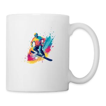 Polo Snowboard - Tasse - Weiß - Rechts