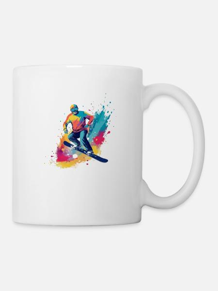 Polo Snowboard - Tasse - Weiß