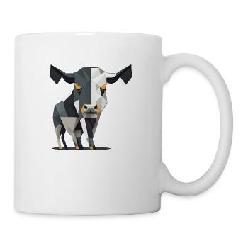 Polygon Cow - Mug - white - Right