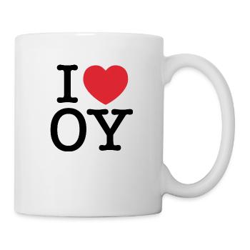Ich liebe OY | OY | I Herz OY | Yorkshire - Tasse - Weiß - Rechts