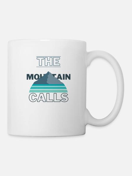 The Mountain Calls - Tasse - Weiß