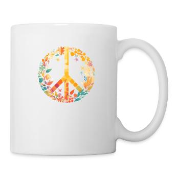 Frieden - Tasse - Weiß - Rechts