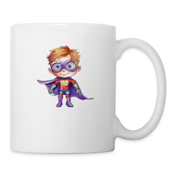 Superhero Watercolors Childhood - Mug - white - Right