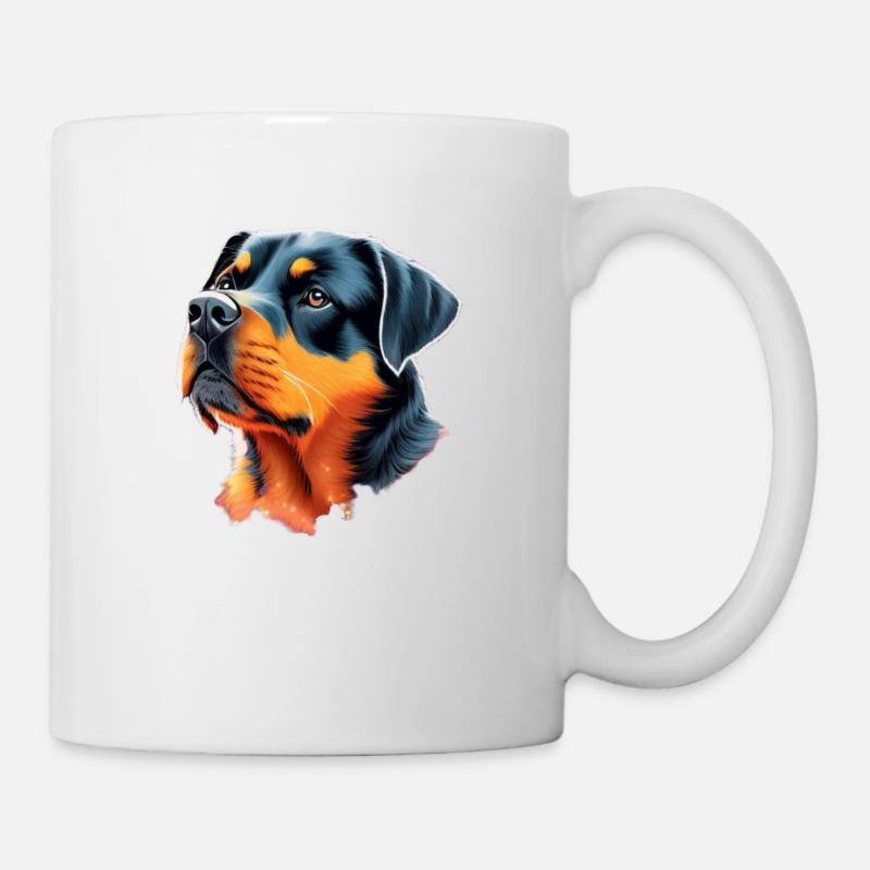 Rottweiler - Tasse - Weiß