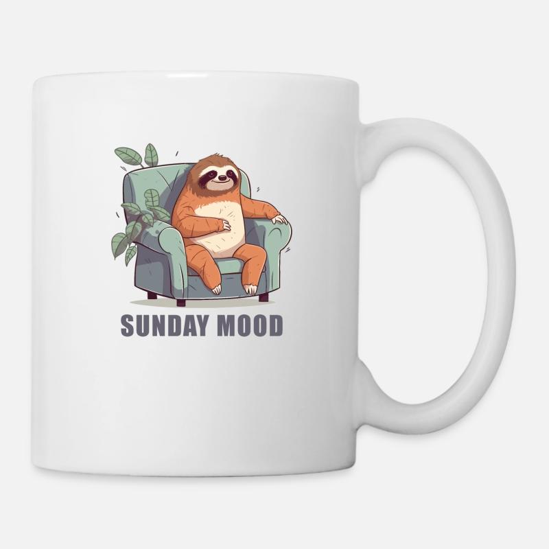 Sonntags Stimmung - Tasse - Weiß