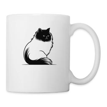 🐾Minimalist Cat Cutie😻💖✨🌸 - Tasse - Weiß - Rechts