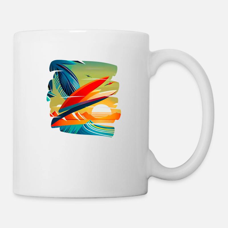 Ambiance estivale #2 - Mug blanc - blanc
