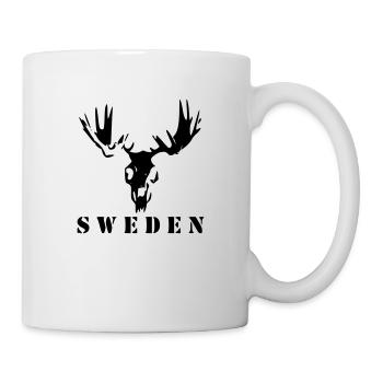 Moose Skull Sweden - Mug - white - Right