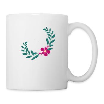 Flower Blume Pflanze - Tasse - Weiß - Rechts