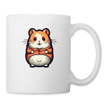 Mignon hamster - Mug blanc - blanc - Droite