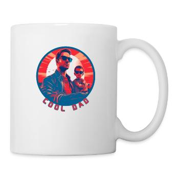 Papa cool - Mug blanc - blanc - Droite