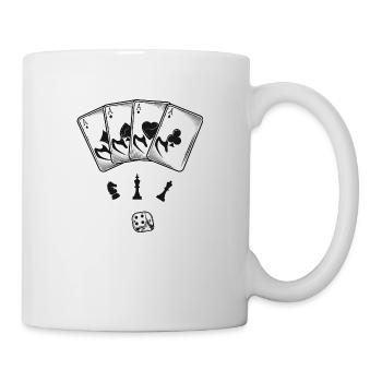 Boardgame Chess Backgammon Game Night - Mug - white - Right