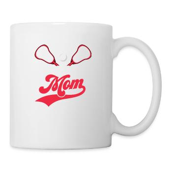 Lacrosse Mom Team Fan Goalie Player - Tasse - Weiß - Rechts