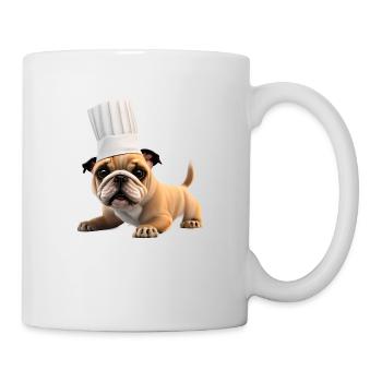 Bulldog Dogs Restaurateur Dog Cooks Dog Owners - Mug - white - Right