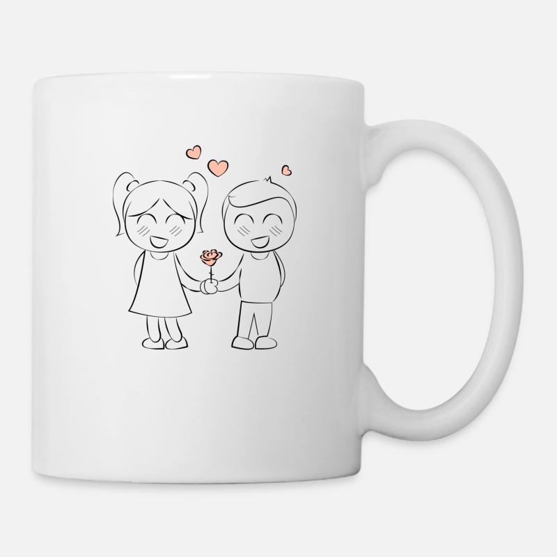 verliebt - Tasse - Weiß