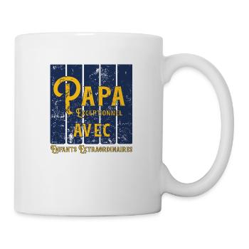 Bonne fête papa - Mug blanc - blanc - Droite