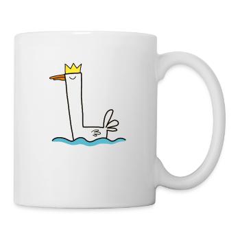 Le Roi des canards - Mug blanc - blanc - Droite