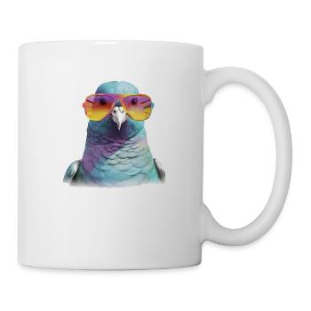 Laszlo the pigeon - Mug - white - Right