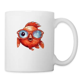 Zak der Goldfisch - Tasse - Weiß - Rechts