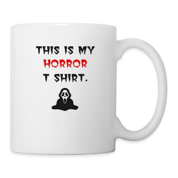 Horror T shirt - Mug - white - Right