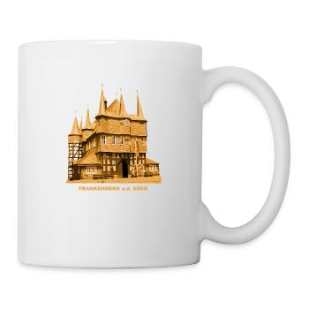 Frankenberg Eder Rathaus Waldeck Hessen - Tasse - Weiß - Rechts