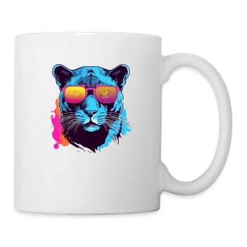 Nila la panthère - Mug blanc - blanc - Droite