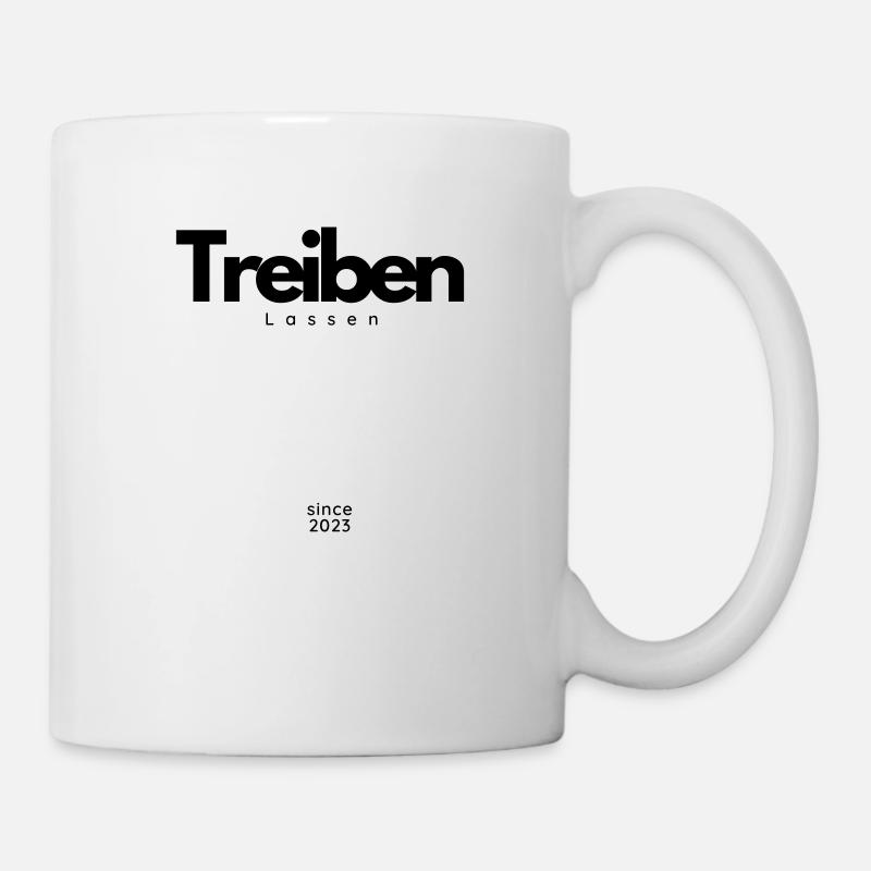 Treiben lassen - Tasse - Weiß