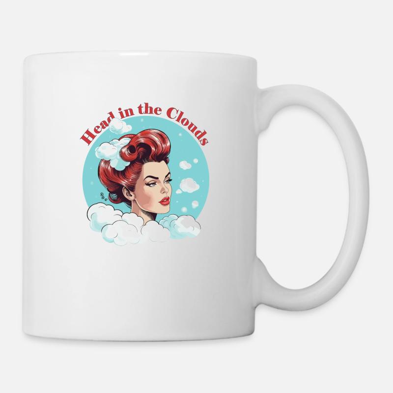 Head in the Clouds 1 - Mug - white