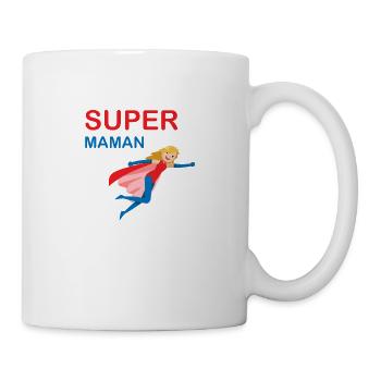 Super Maman - Mug blanc - blanc - Droite